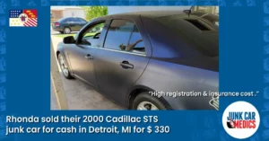 Rhonda Received Cash for Cars in Detroit