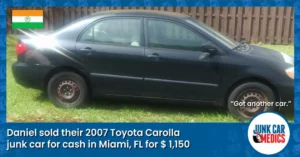 Daniel Junked His Car in Miami