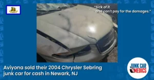 Aviyona Sold Junk Car for Cash in Newark