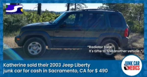 Katherine Received Cash for Cars in Sacramento