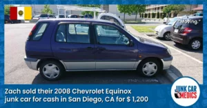 Zach Got Cash for Junk Car in San Diego